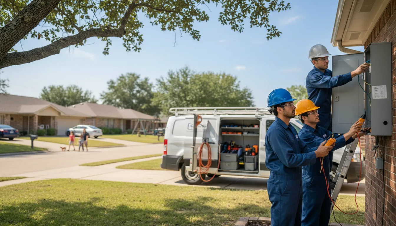 Certified electrician providing emergency electrical services in Wichita, KS